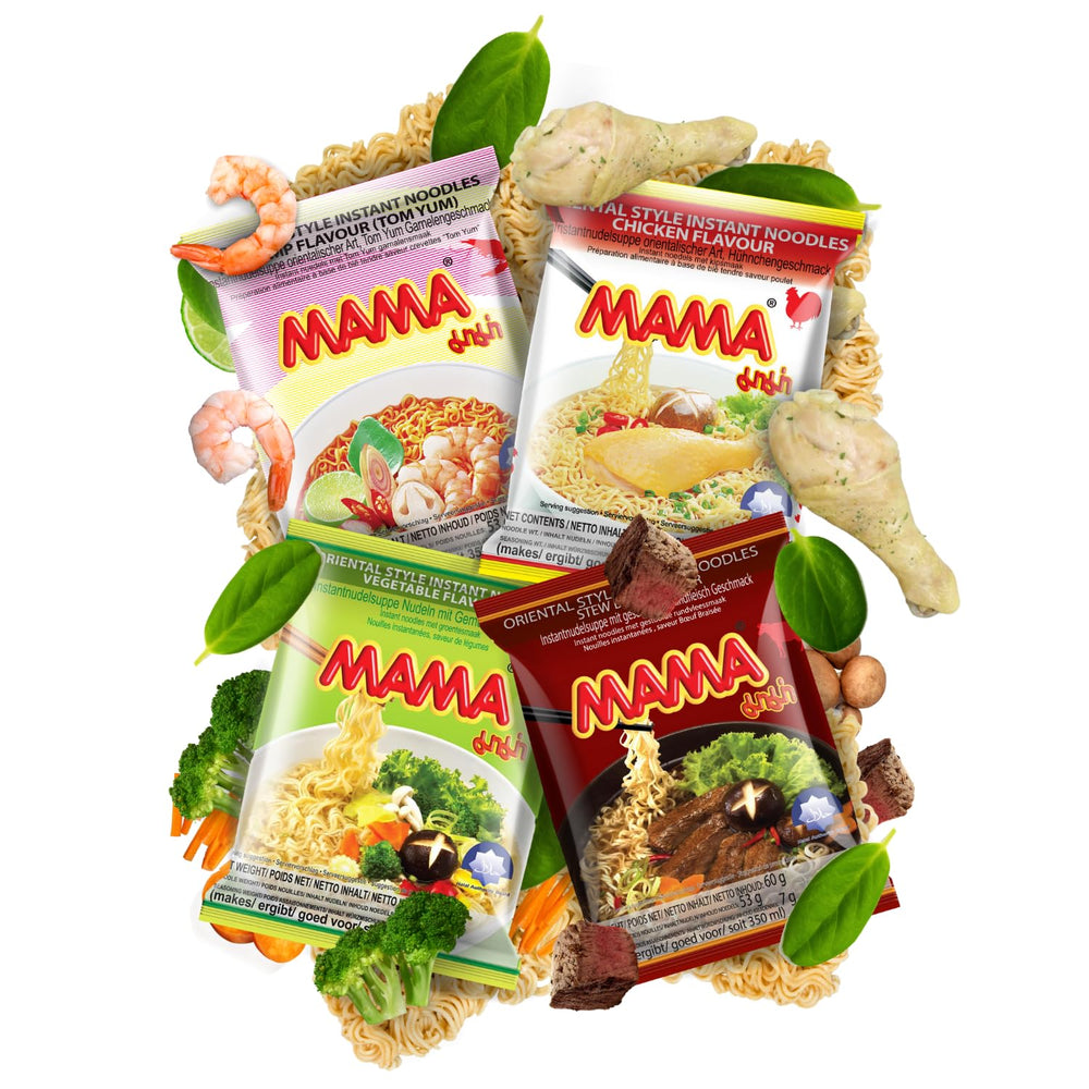MAMA - Instant Noodles with Chicken - Multiple Pack (30 X 55 GR)