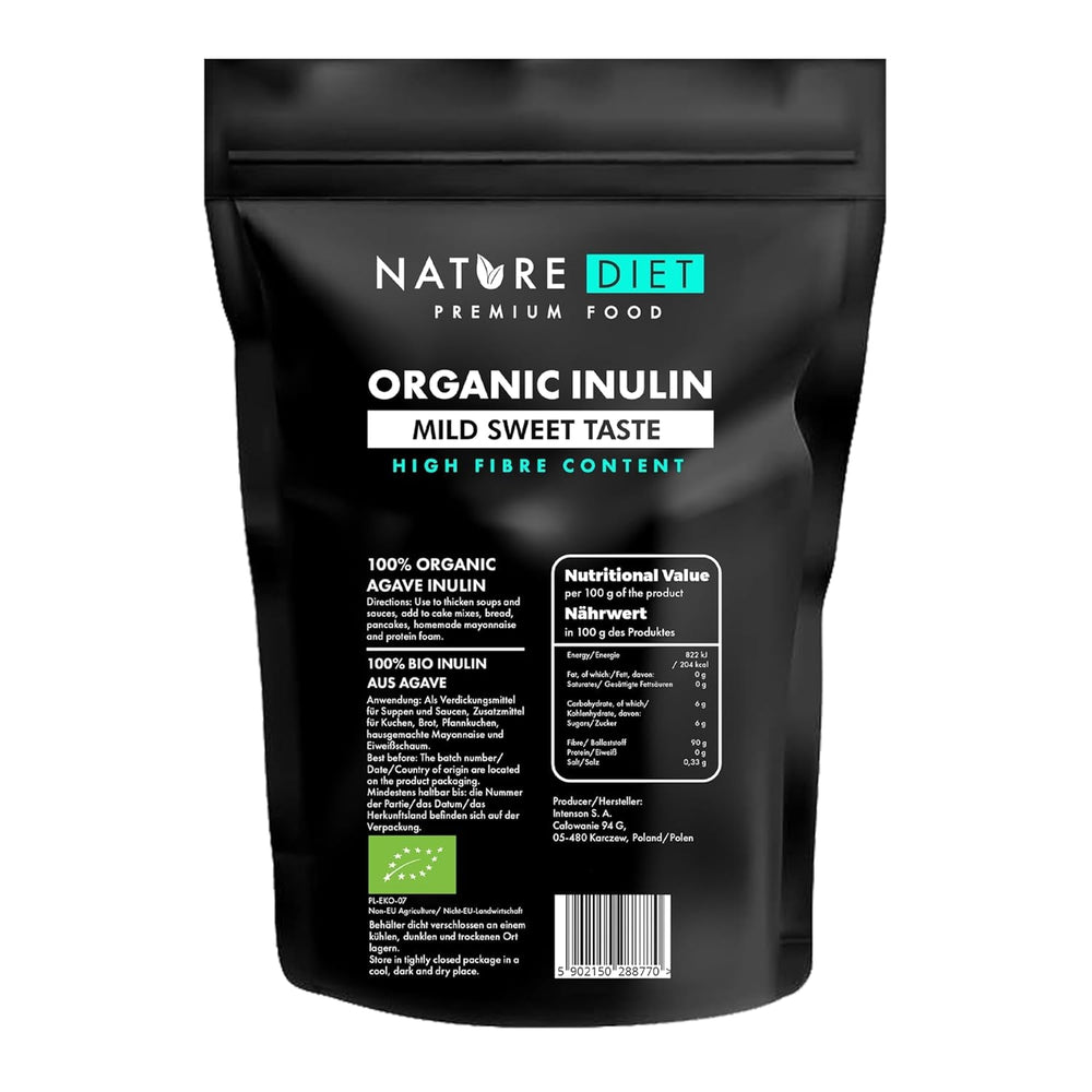Nature Diet - Bio-Inulin 1 Kg | Aus Agave | Natürliches Präbiotikum Sweeteners Naty Shop Default Title