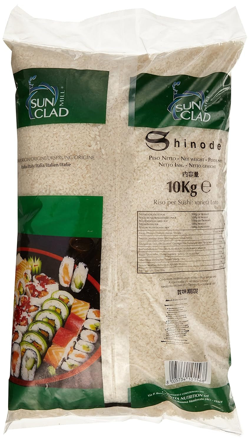 - Japanese Shinode rice, (1 x 10 kg)