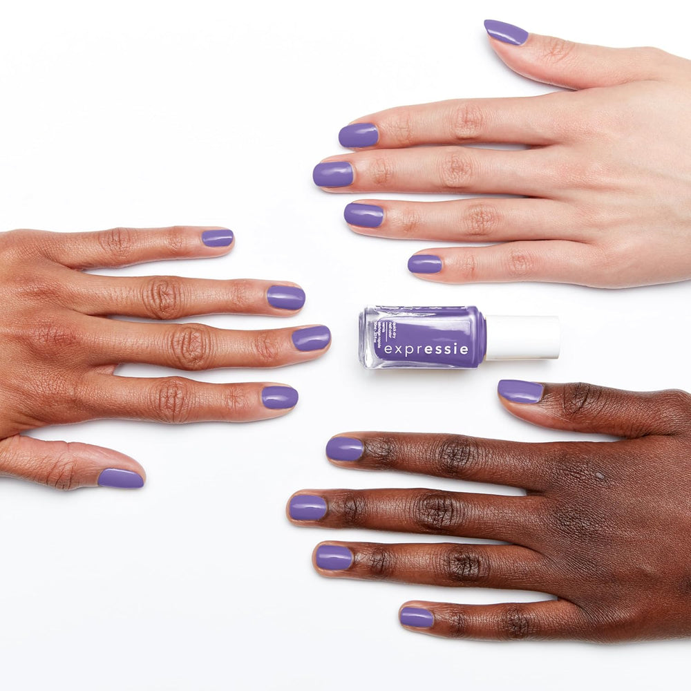 Essie quick drying nail polish "expression", vegan formula without animal ingredients, no. 560 choreo queen, purple, 1 x 10 ml