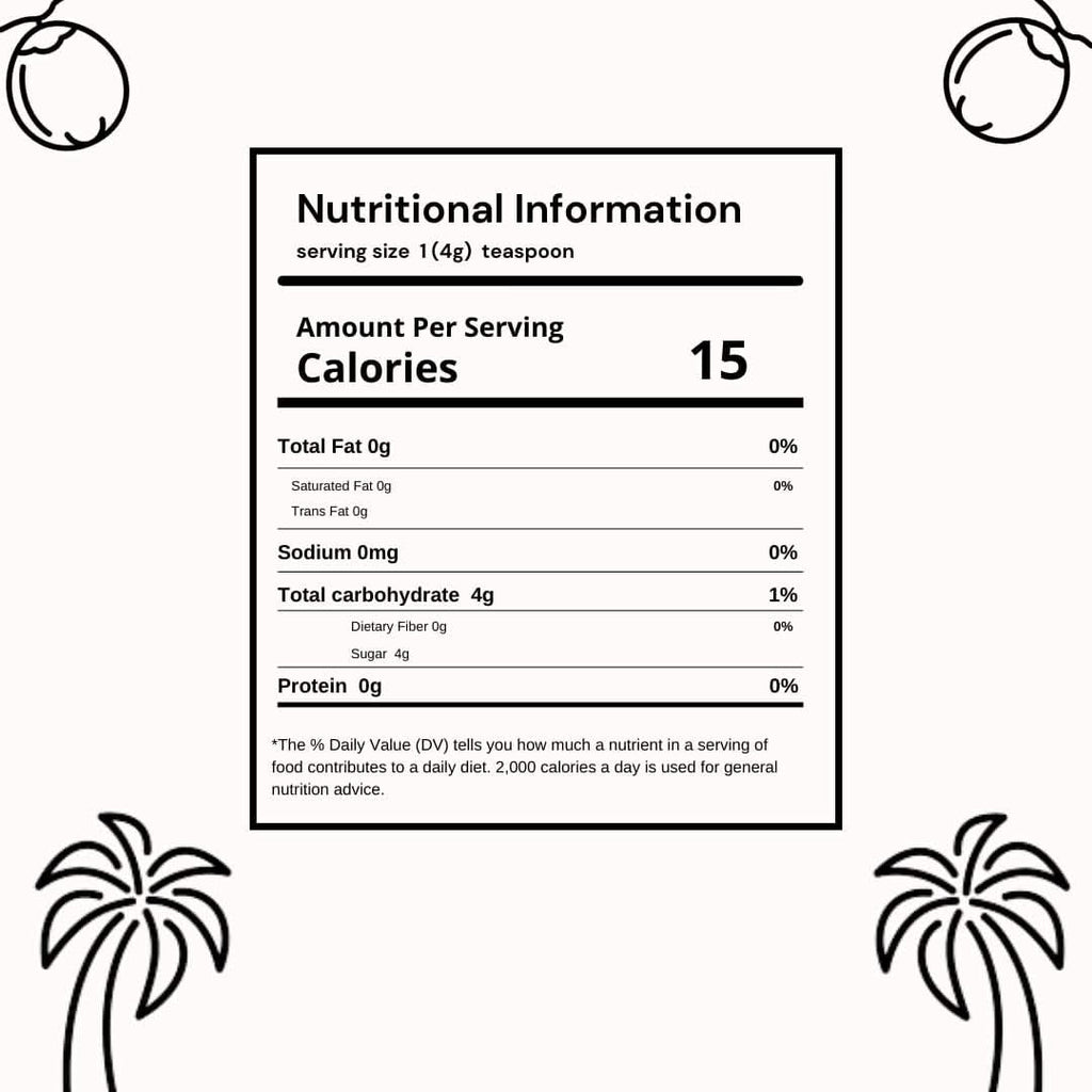 SVATV Pudră de zahăr brun de palmier, 227 grame Indulcitori Naty Shop