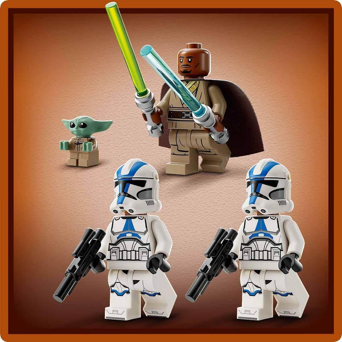 LEGO Star Wars Escape With The BARC Speeder, the Mandalorian Set, Toy Bike With Sidecar, Includes The Figures Kelleran Beq And Grogu, Gift For Boys And Girls From 8 Years 75378 Construction Sets Beuche den LEGO-Store