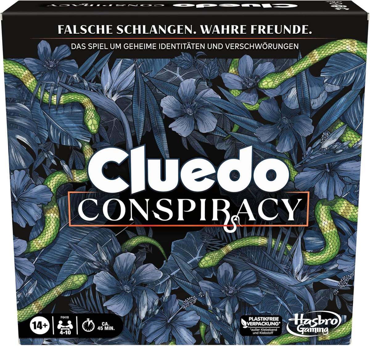 Cluedo Conspiracy Board Game by Hasbro Gaming for Adults and Teens, German version of the mystery game, for 4-10 players and ages 14 and up