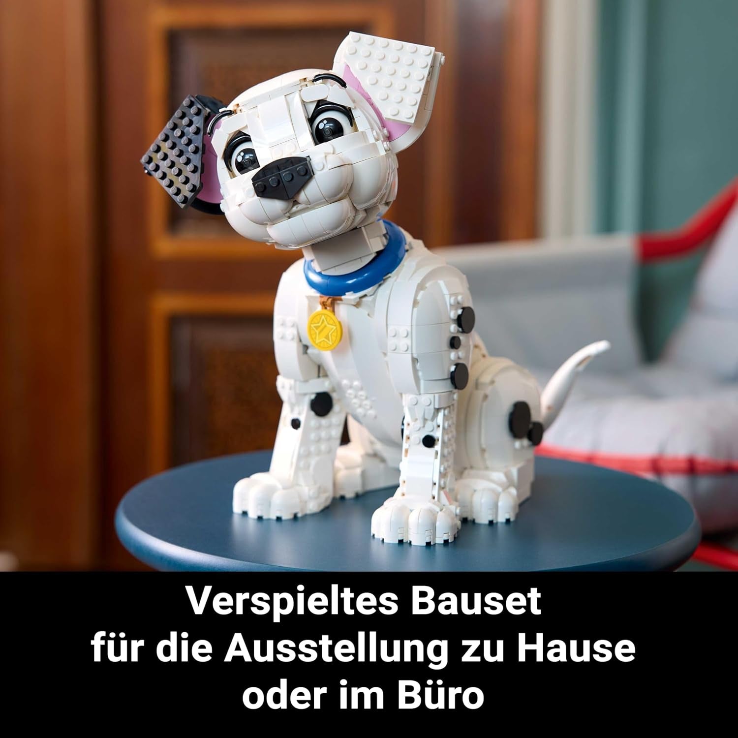 LEGO ǀ Disney Welpe aus 101 Dalmatiner - Individually gestaltbares Bauset für Erwachsene - Verwandelbar in 6 süße Hunde mit drehbarem Kopf und Schwanz - DIY Deko - Giftidee für Fans - 43269