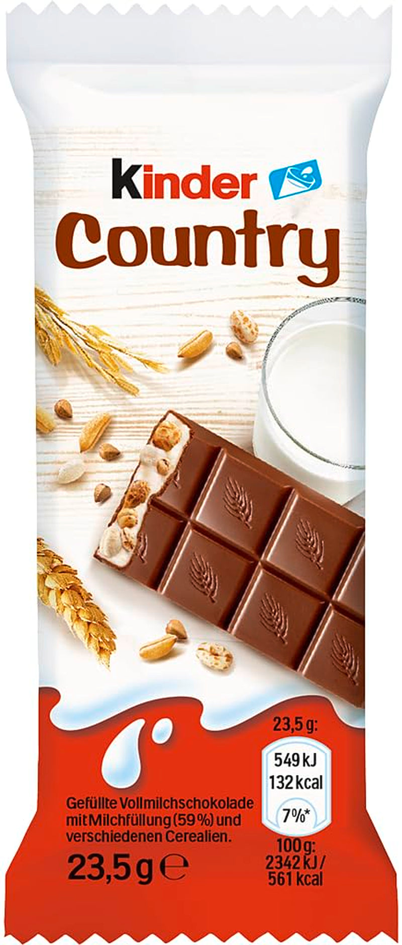 Kinder Country bars, 9 bars, 212 g