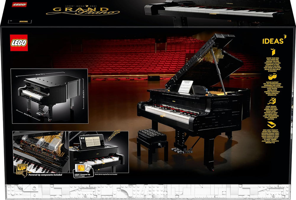 LEGO Ideas Concert Wing (21323); Bauset; Ihr eigener Konzertflügel; tolles Modellbauprojekt estimated Pianisten, Musiker, Musikliebhaber oder Bastler (3.662 Teile)