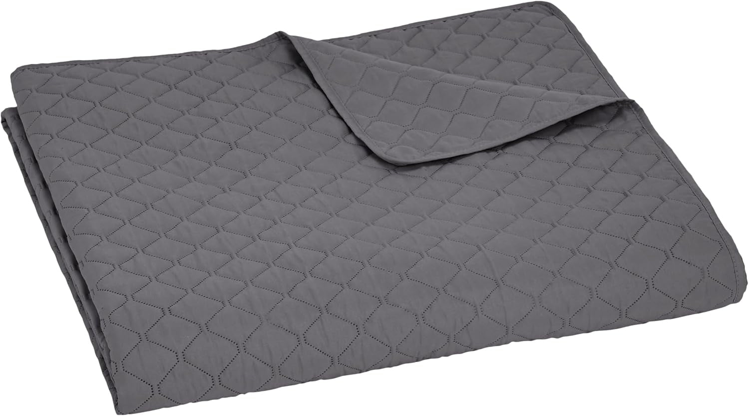 Amazon Basics oversized comforter with relief, 170 X 210 cm, dark gray diamond pattern Beds and Blankets Besuche den Amazon Basics-Store