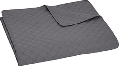Amazon Basics oversized comforter with relief, 170 X 210 cm, dark gray diamond pattern Beds and Blankets Besuche den Amazon Basics-Store