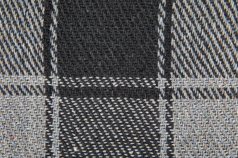 Frisco throw, Recycled cotton, Traditional, Plaid, For chair, couch, couch, throw, blanket, Anthracite, 127 X 152 Cm Beds and Blankets Emma Barclay