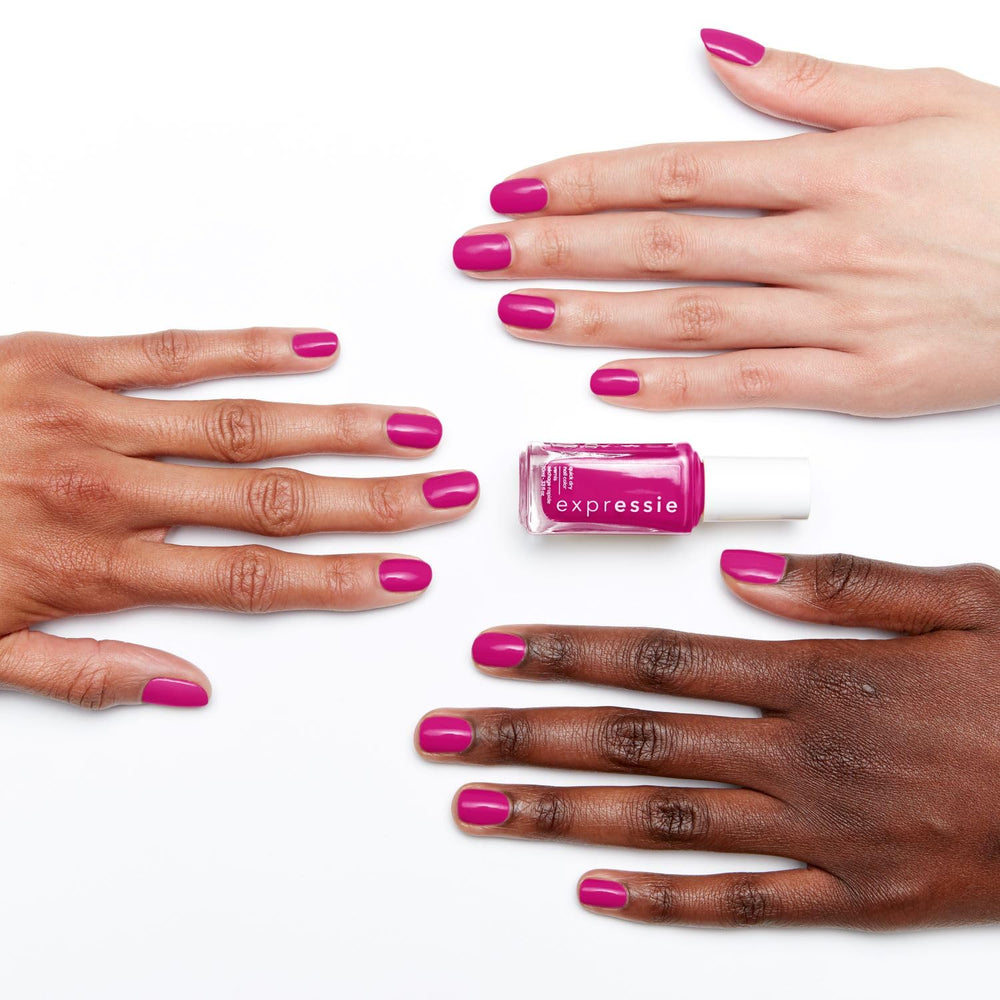 Essie quick drying nail polish "expression", vegan formula without animal ingredients, no. 545 power moves, pink, 1 x 10 ml