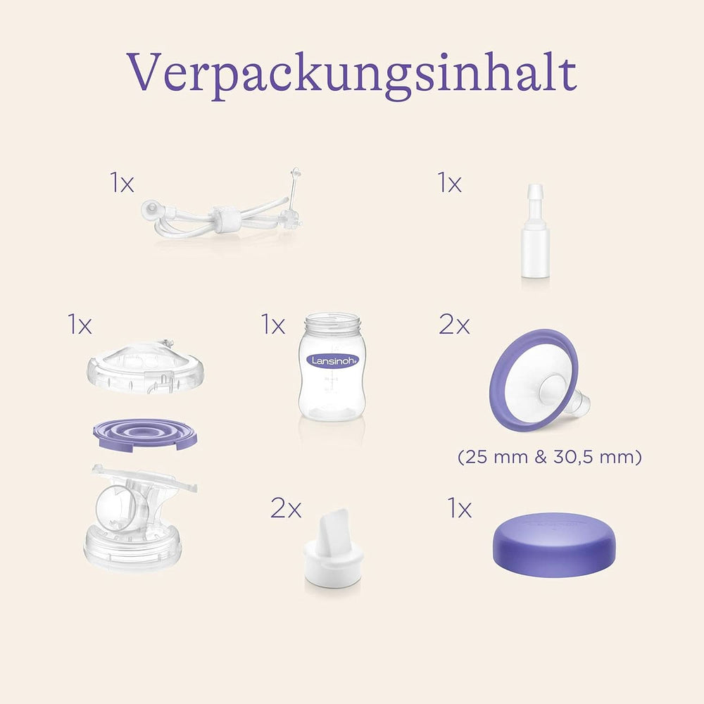 Lansinoh Pump Set - set of maintenance / replacement parts for electric breast pumps Accessories Food and Breastfeeding Bebe Naty Shop