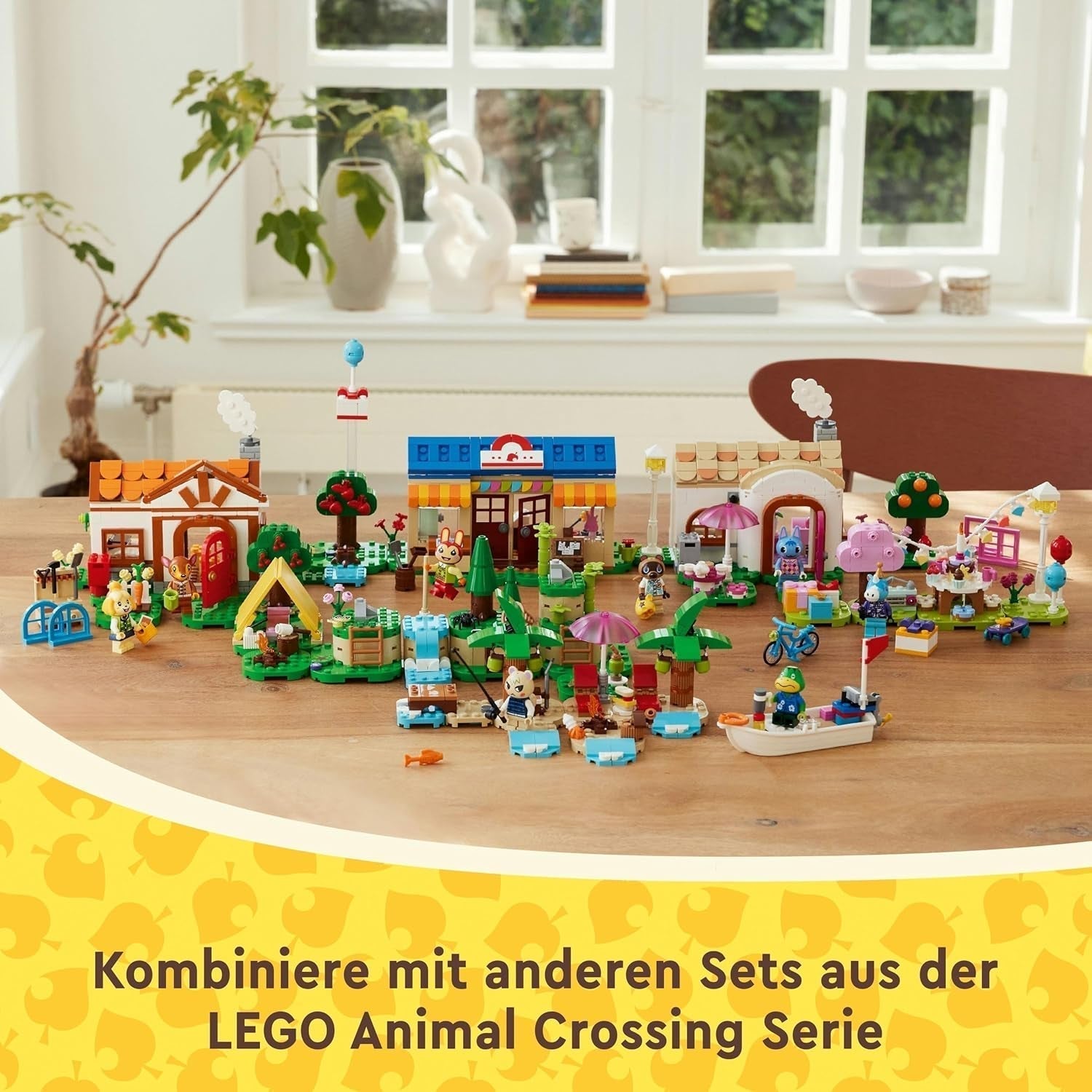 LEGO Animal Crossing Käptens Island Boat Tour, creative toy for children with 2 minifigures from the video game series including Huschke, gift for girls and boys from 6 years old 77048 Building sets Besuche den LEGO-Store