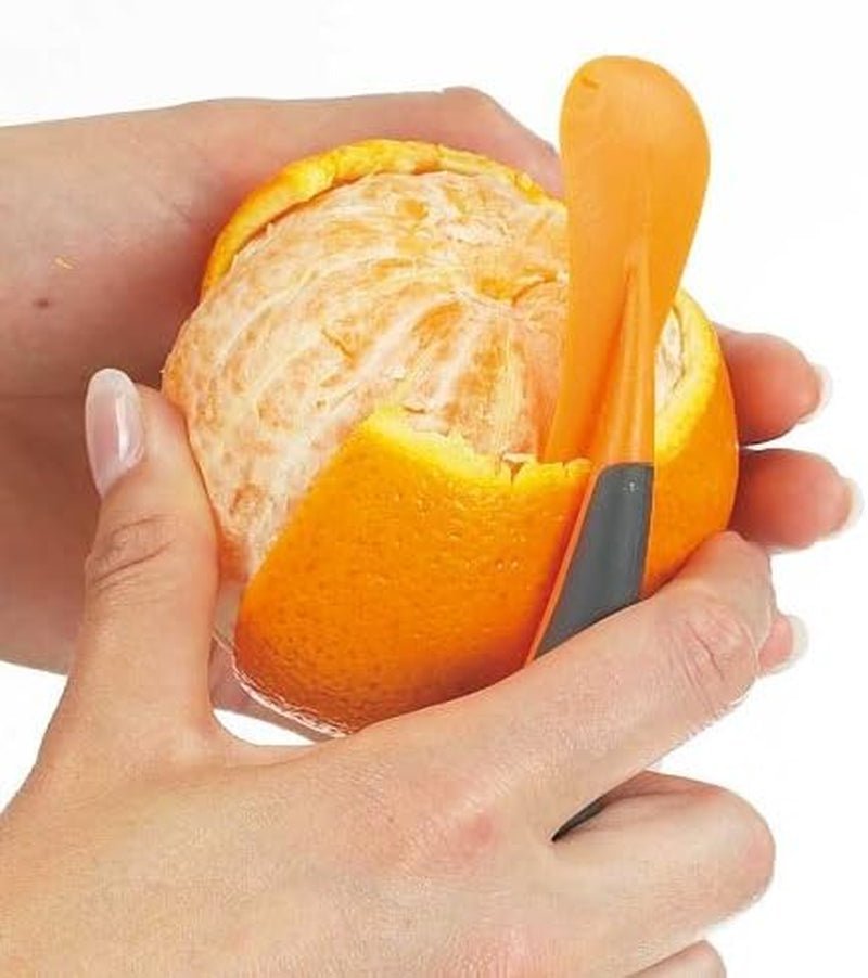 Lurch 10047 Orange Peeler with Nylon Blade for Easy Cleaning Peeler Naty Shop