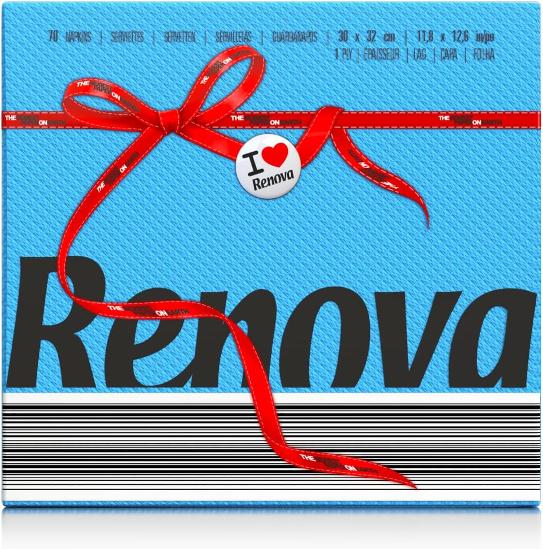 Șervețele de hârtie Renova, Red Label Blue 70 șervețele