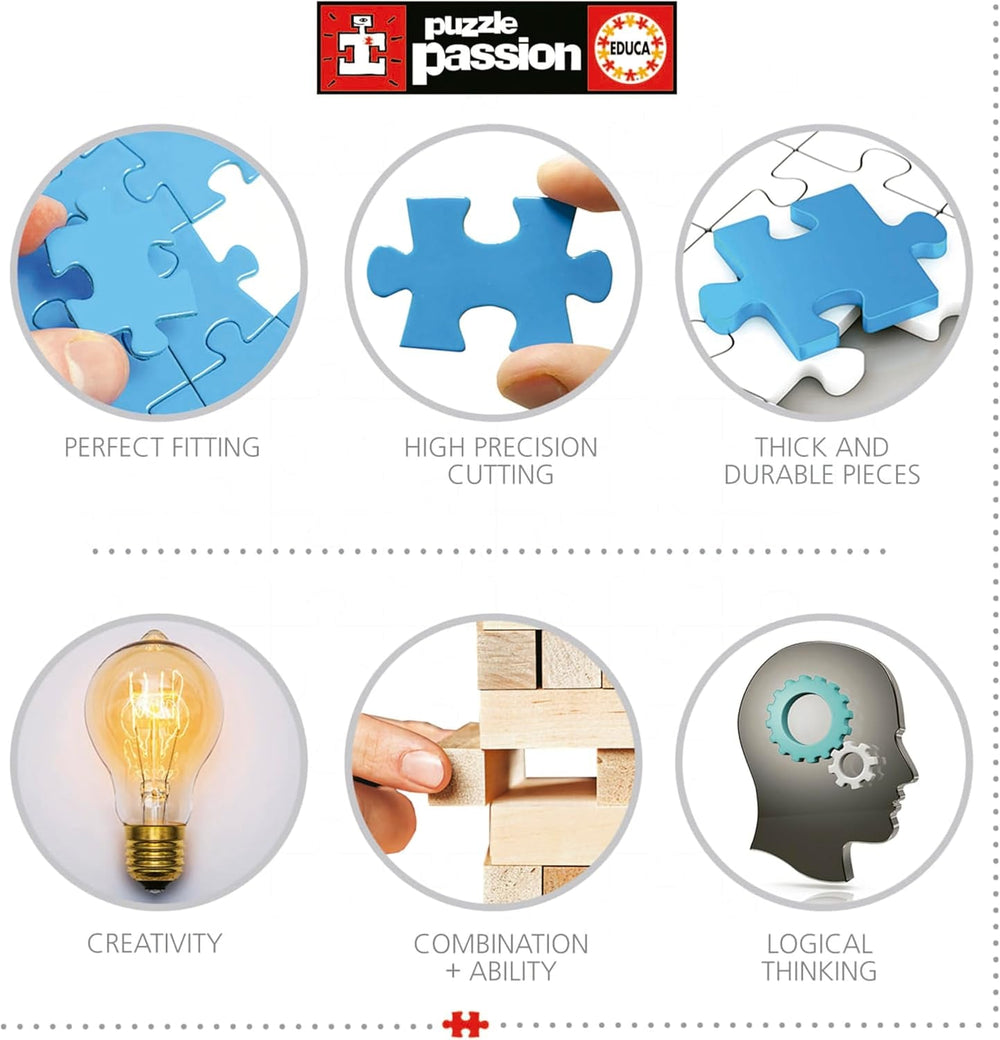 Educa - Puzzle Battlescapes. O bătălie autentică a pieselor | Fii primul care completează puzzle-ul pentru a deveni câștigător. De la 7 ani (20121) Puzzle Naty Shop