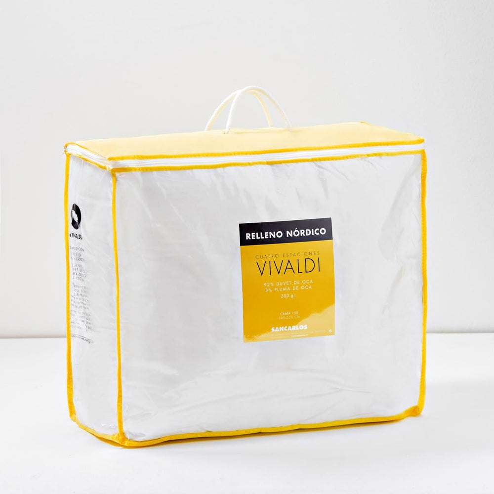 San Carlos Vivaldi - quilt, density 180 G + 120 G, 92% down, 8% feathers, 4 seasons, white Quilts and quilts Naty Shop