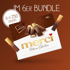 Finest Selection dark chocolate variety – 6 x 250g – Refined dark chocolate specialties – Filled and unfilled pralines