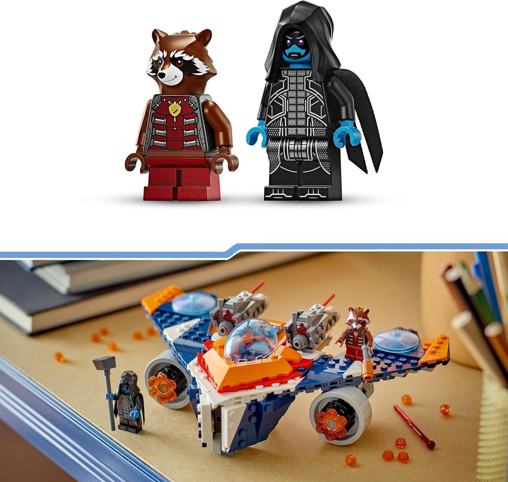 LEGO Marvel Rockets Spaceship Vs. Ronan Buildable Spaceship Set Guardians of the Galaxy Superhero Figure Toy Gift for Boys and Girls 8 Years Old 76278 Building Sets Besuche den LEGO-Store