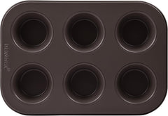 BERGNER BAKING LOVERS - Set Von 2 X 6 Cup Muffinformen - Kohlenstoffstahl Mit Ilag Essential, PFOA Frei, Leicht Zu Reinigen Molds and trays for baking Naty Shop