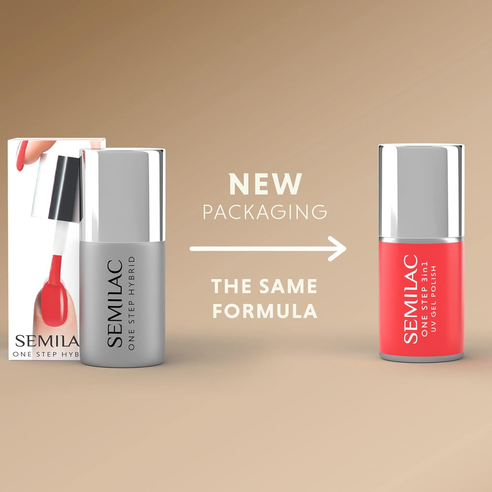 Oja UV Semilac One Step Hybrid 3 in 1 S450 Inner Warmth Peach 7 ml
