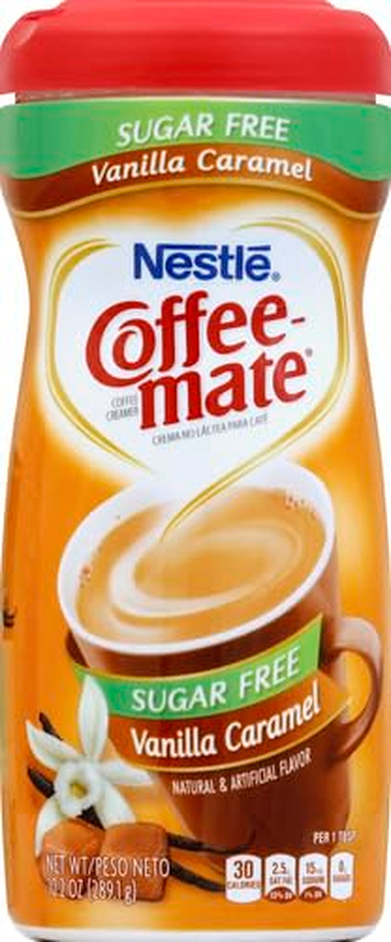 Coffee-Mate Vanilla Caramel, Sugar-Free Powdered Coffee Creamer, Kaffeesahne Pulver - Vanille Karamell - OHNE ZUCKER! from USA