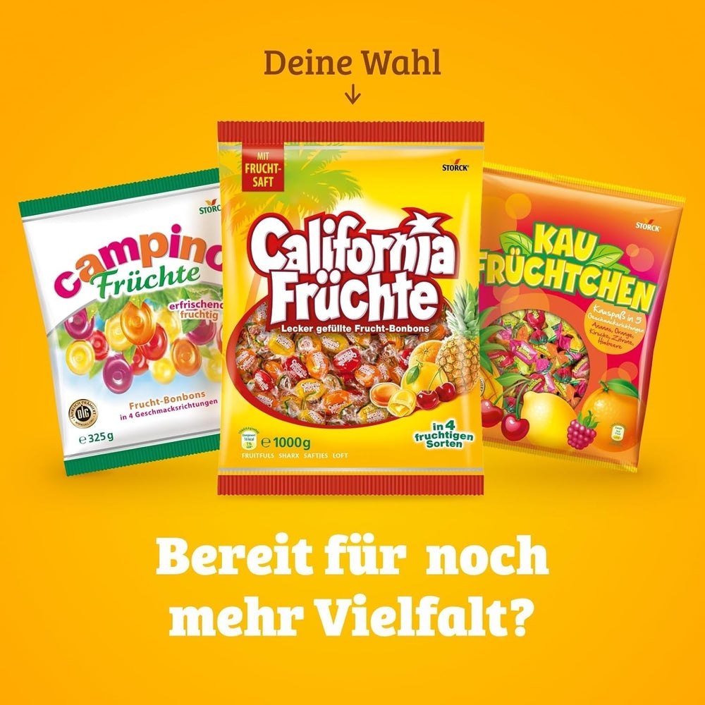 Storck, drops with various fillings, large packages Naty Shop