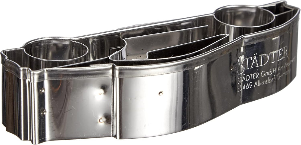 Formă de biscuiți Städter, oțel inoxidabil, argintiu, 9 cm