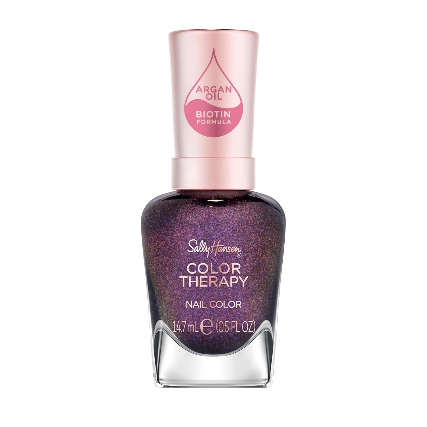 Color Therapy Nail Polish, 400 Confident Queen, Color, Strengthening, Care, 14.7 ml