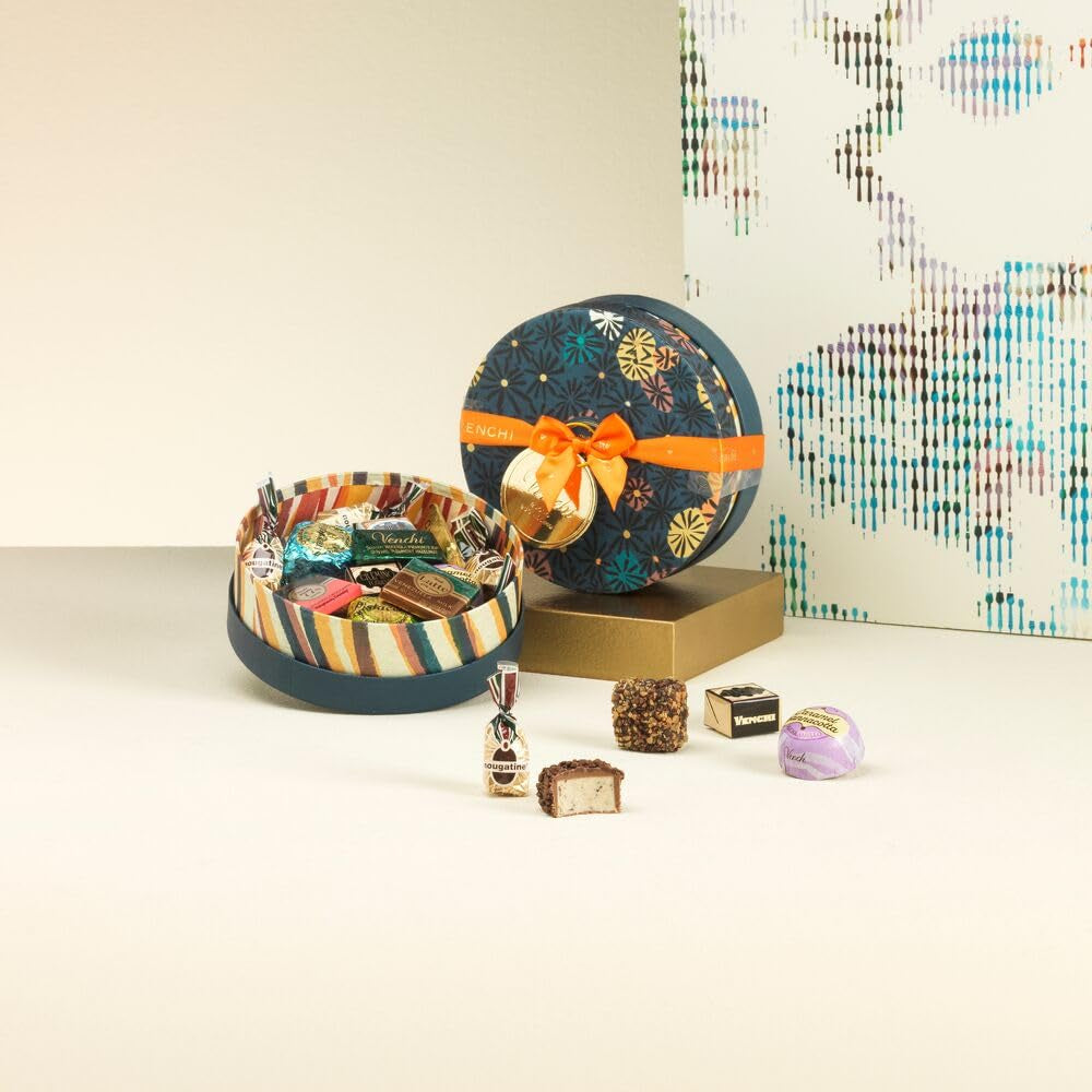 Venchi - Murrine Assorted Chocolate Small Gift Box, 138g, Gluten Free, No Artificial Colors, No Preservatives, Gift Idea