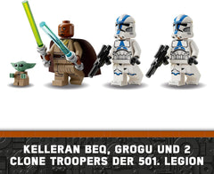 LEGO Star Wars Escape With The BARC Speeder, the Mandalorian Set, Toy Bike With Sidecar, Includes The Figures Kelleran Beq And Grogu, Gift For Boys And Girls From 8 Years 75378 Construction Sets Beuche den LEGO-Store
