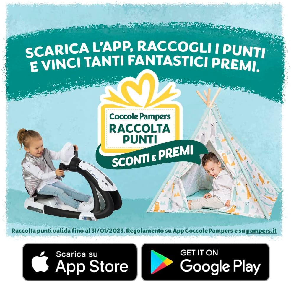 Pampers Sun and Moon Midi diapers, size 3 (4-9 kg), 120 diapers