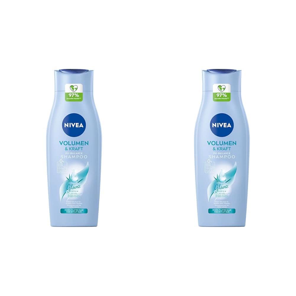 NIVEA Volume Wonder Strengthening shampoo, volume shampoo, 50 ml Shower and bath Naty Shop 2 x 400 ml