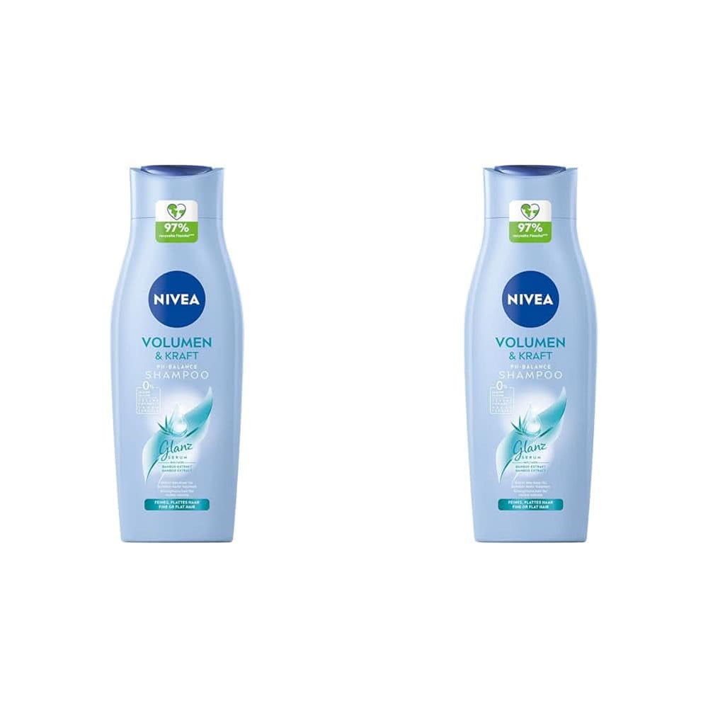 NIVEA Volume Wonder Strengthening shampoo, volume shampoo, 50 ml Shower and bath Naty Shop 2 x 400 ml