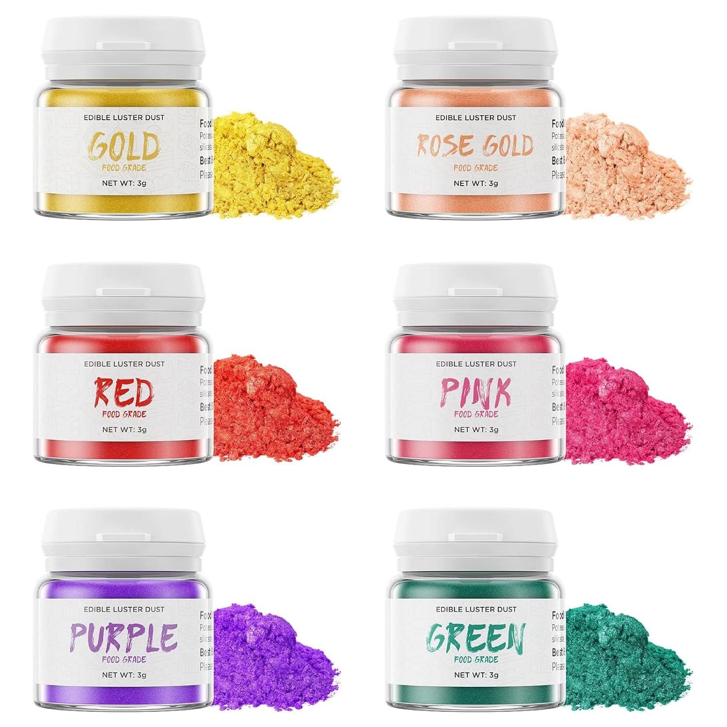 Edible glitter, 3 grams Naty Shop