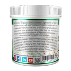 Special Ingredients Natriumbikarbonat - Premium Qualität Extra Fine Powder, Vegan, Gvo-Frei, Glutenfrei - Recycelbarer Behälter Kitchen Naty Shop