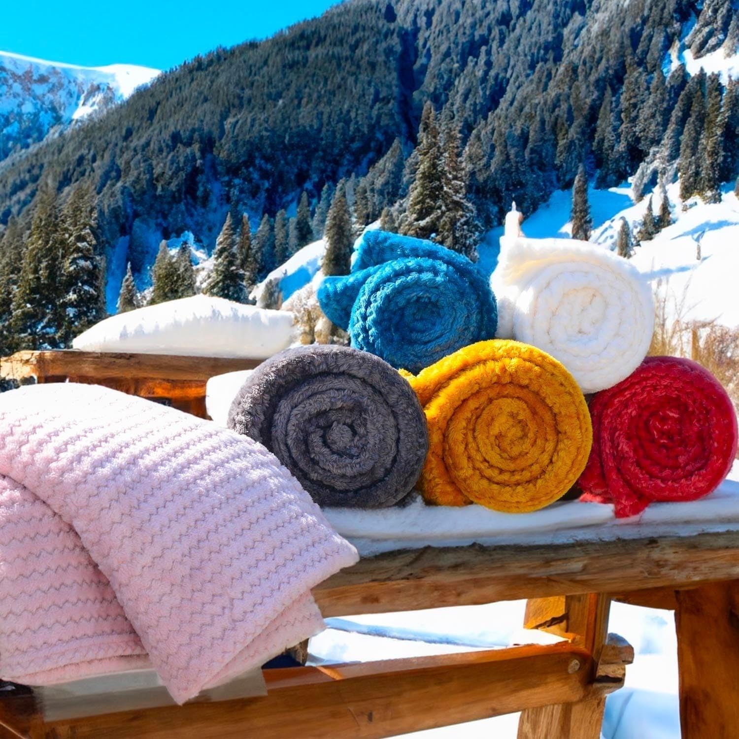 Pătură Soleil D'Ocre, 180 X 220 Cm, Cocooning, galben muștar Paturi si Cuverturi Besuche den Soleil d'ocre-Store