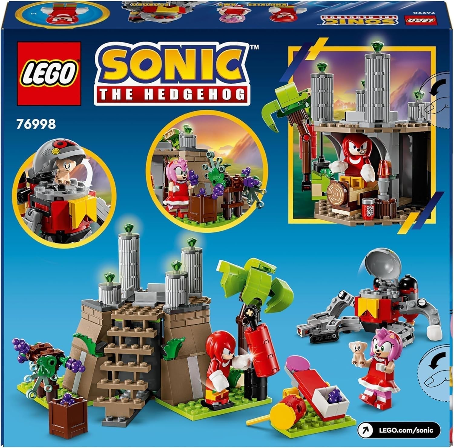 LEGO Sonic the Hedgehog Knuckles And The Shrine Of Master Emerald Collectible Toy Gamer Gift Adventure Building Set For Boys And Girls 8 Years Old 76998 Building Sets Besuche den LEGO-Store
