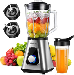 Safecourt Kitchen - Blender - Sport Blender - 1000 Watt - to Go Beker - Smoothie Maker Kitchen Naty Shop