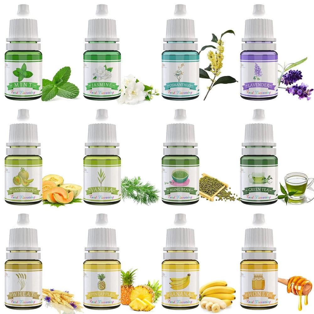 Set of 24 concentrated food flavors, 24 x 6 ml Aromas Naty Shop