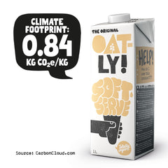 Oatly Soft Serve Mix for the production of soft ice cream on a plant-based basis in the ice machine 1L, (6er-Pack)