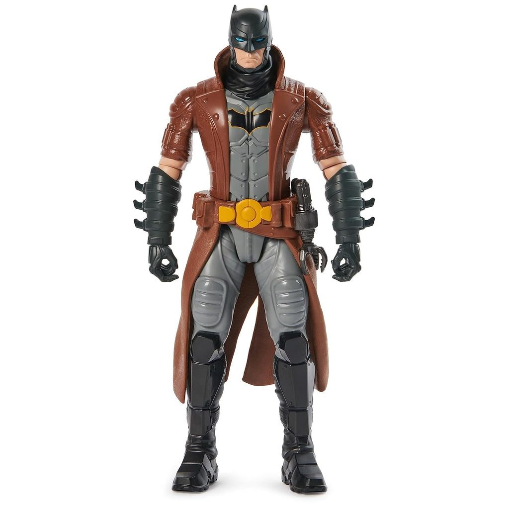 DC Comics, Batman Action Figure, 30 cm înălțime, complet mobil pentru aventuri captivante și cascadorii pline de acțiune, jucărie pentru copii de la 3 ani în sus Action figures Naty Shop Negru M