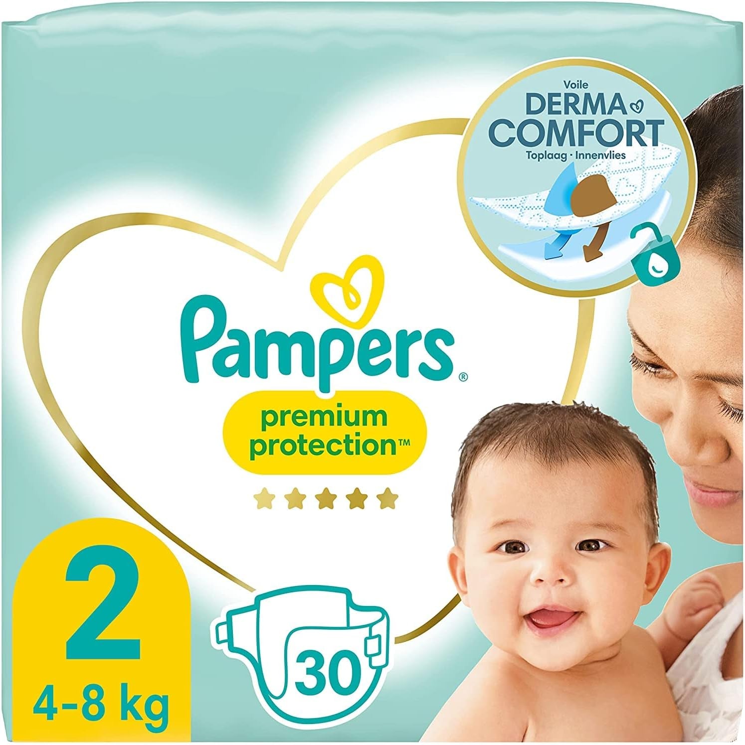 Pampers (Old Version), Panties, Size 4, 9kg-15kg, Three Pack (1 x 88 Diapers)