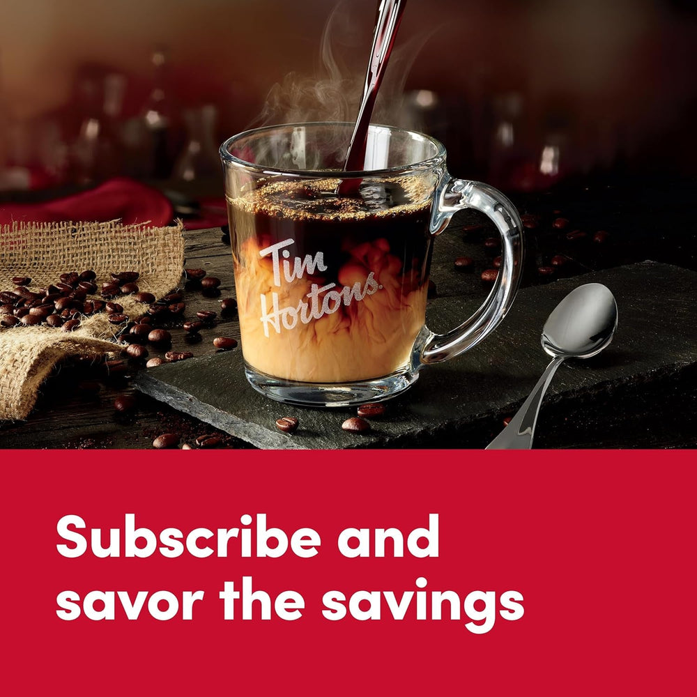 Cafea măcinată Tim Horton's 100% Arabica, prăjire medie, amestec original, 340 g