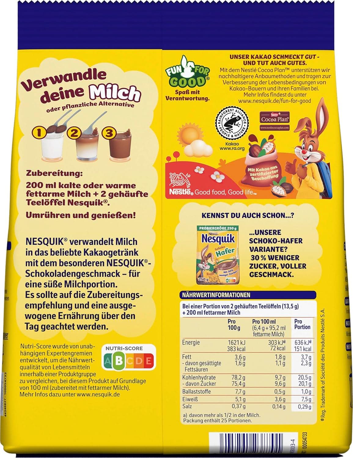 Nestlé, Cocoa powder for mixing in milk, 1 package (1 X 350 grams) Cocoa and Hot Chocolate Naty Shop