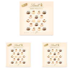 Chocolate - Mini White Pralines | 90 g | Box with 18 pralines in 6 delicious assortments | Gift of chocolate | Chocolate Gift (Pack of 3)