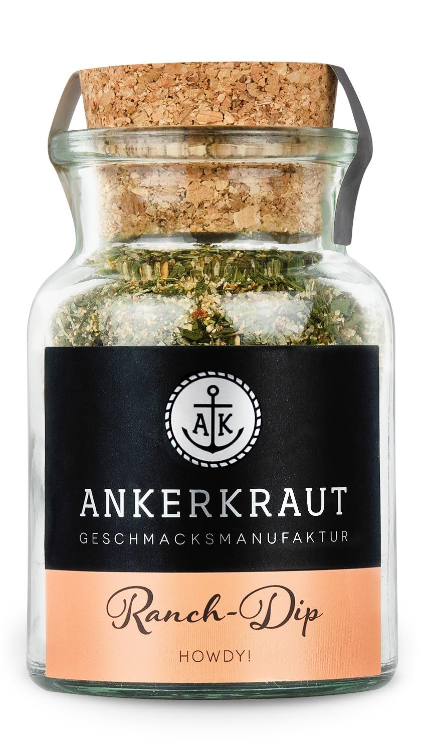 Ankerkraut Ranch Dip, 60g in cork glass