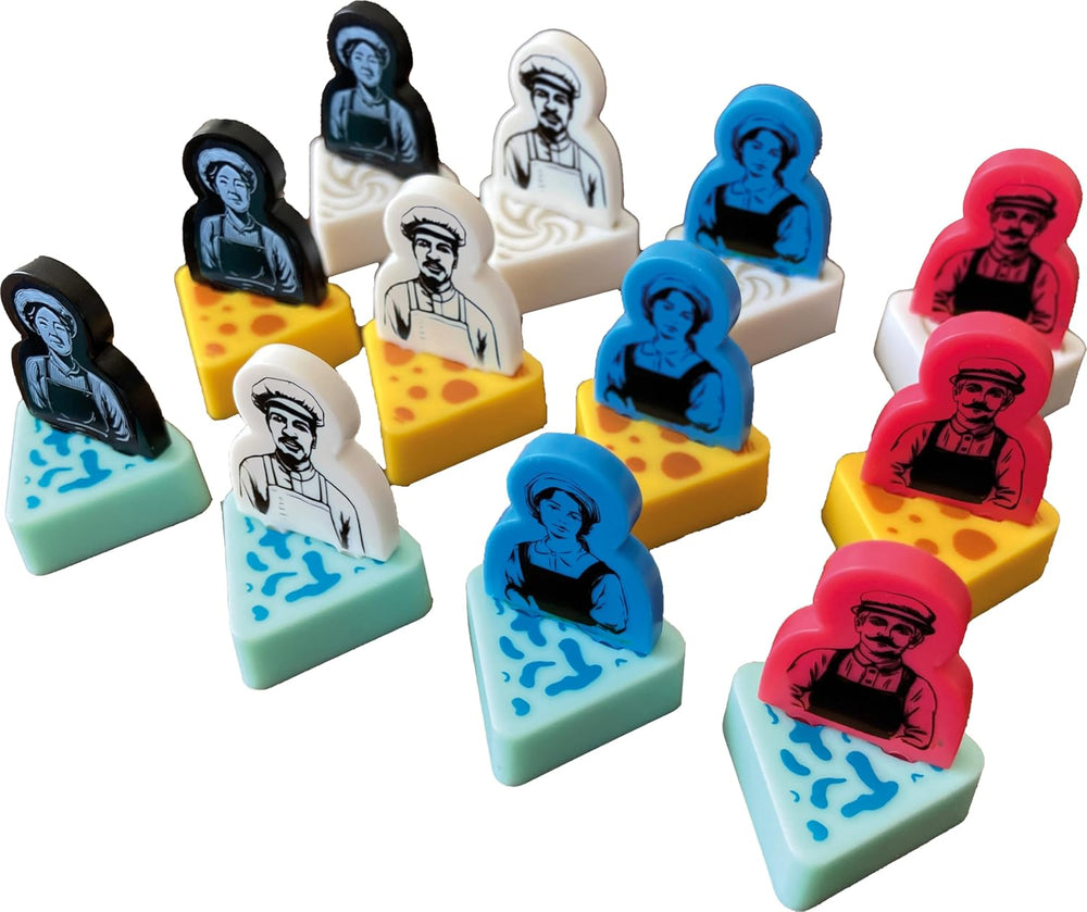 Asmodee - Cheese - Road to Infamy - Strategy Board Game - Worker Placement - Master Cheese - Ages 14+ - 1 to 4 Players - 40 Minutes - French Version