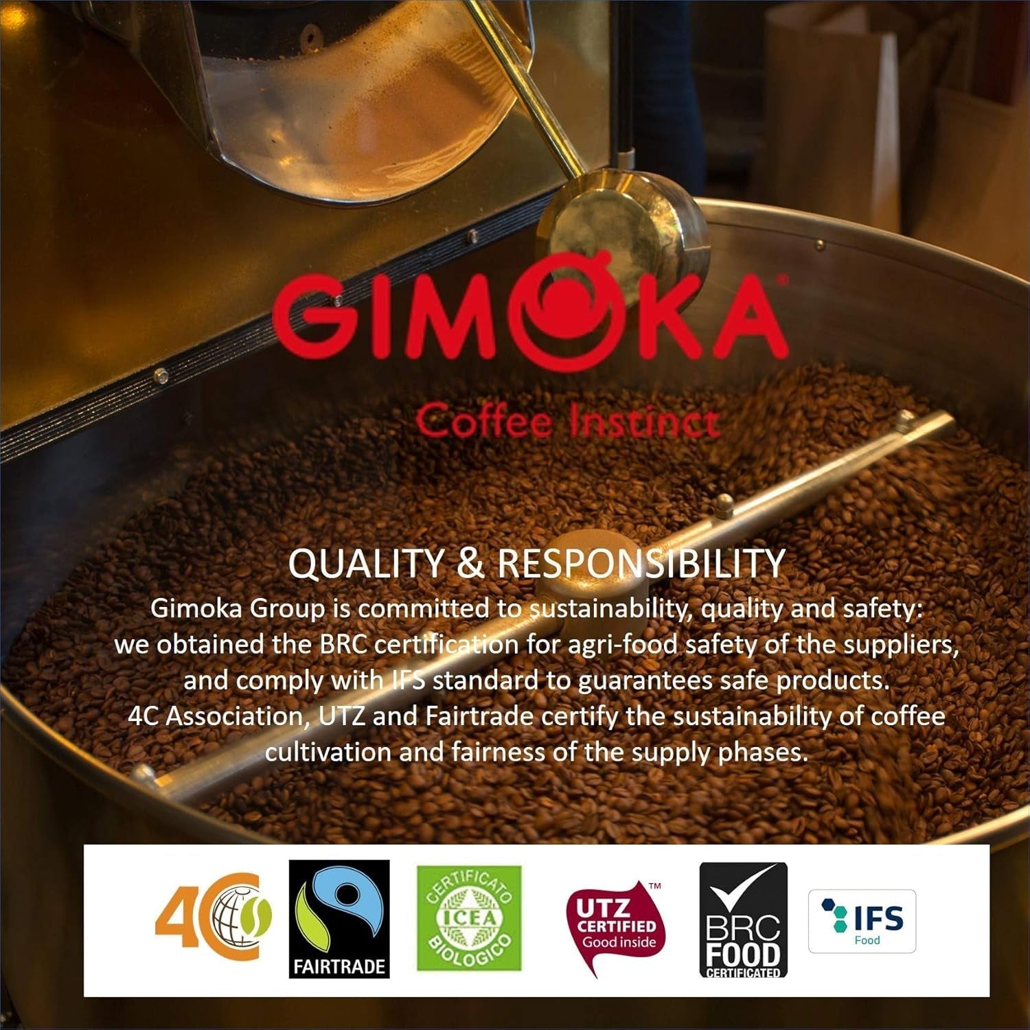 Gimoka - Cafea boabe, 1 Kg Cafea Naty Shop