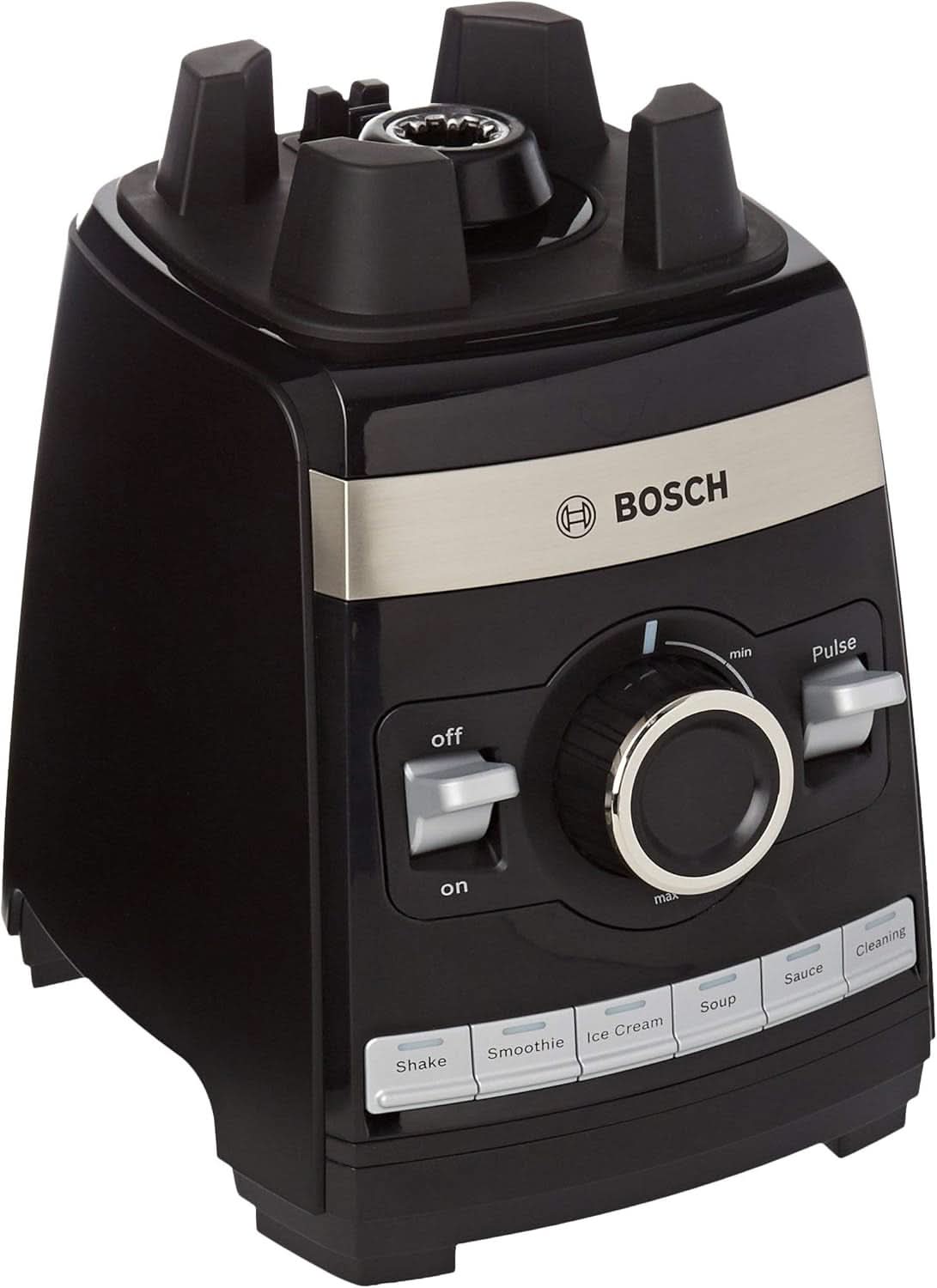 Bosch Standmixer Vitaboost MMBH6P6B, 6-Klingen-Edelstahlmesser, 2,5L Tritan-Mixbehälter, Stopfer, 6 Automatikprogramme, Rezeptbuch, Bpa-Frei, Einfache Reinigung, 45,000 U/Min, 1600 W, Schwarz Mama si Copilul Naty Shop