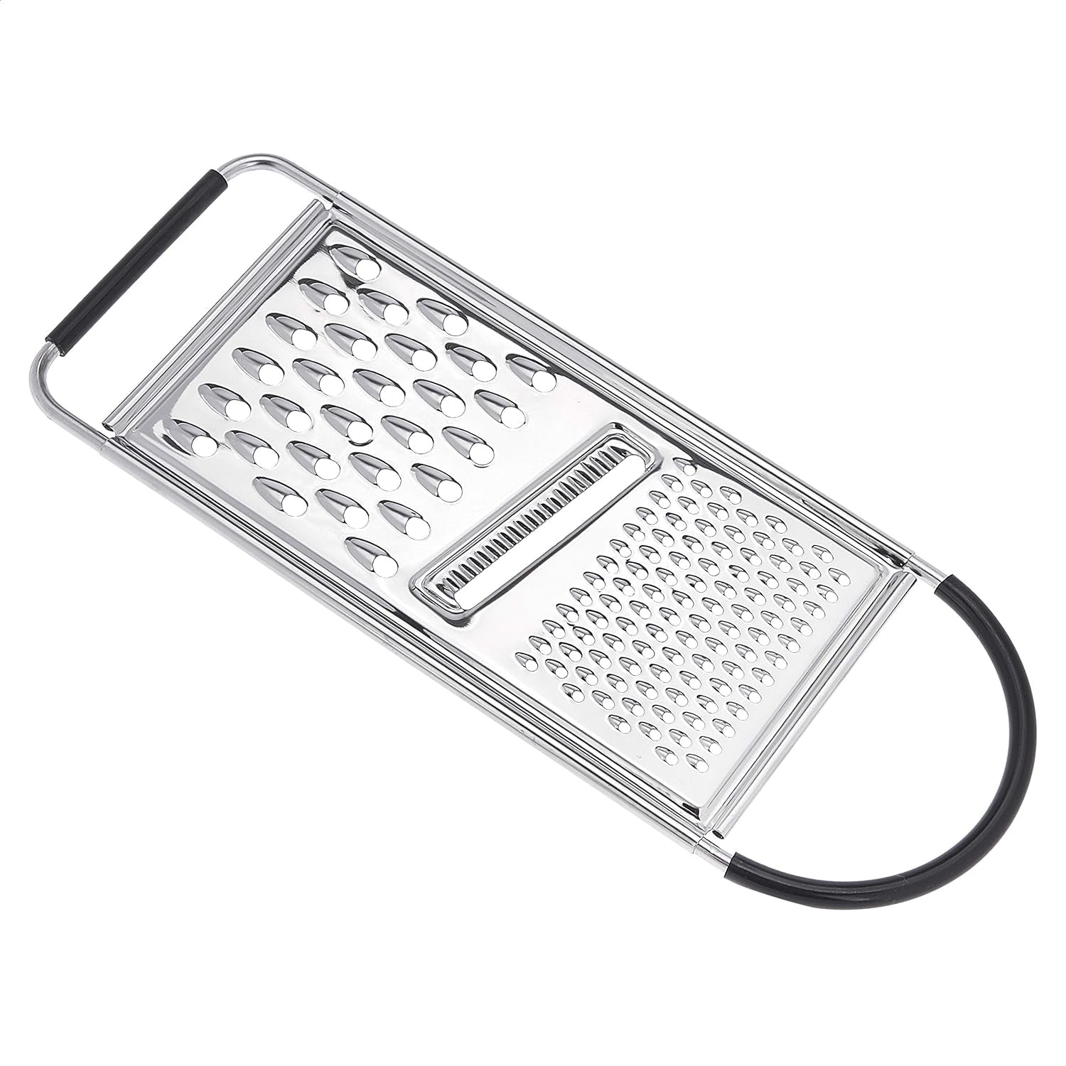 Stainless Steel Heavy Duty Square Cheese Graters with Non-Slip Base Peeler Naty Shop 2-Seitig